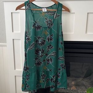 CAbi Peplum Hem Top Excellent Condition